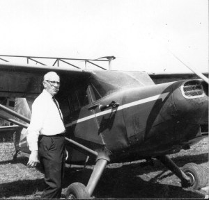 Our grandfather with the Stinson in the 1960's.